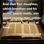 A Champ and a Chump Once we step out in faith, (which is our battle) then the battle becomes the Lord's