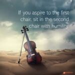 A Life Lesson From Andrew (Peter’s brother) You can make exceptional music sitting 'second chair.' Don't despise small places.